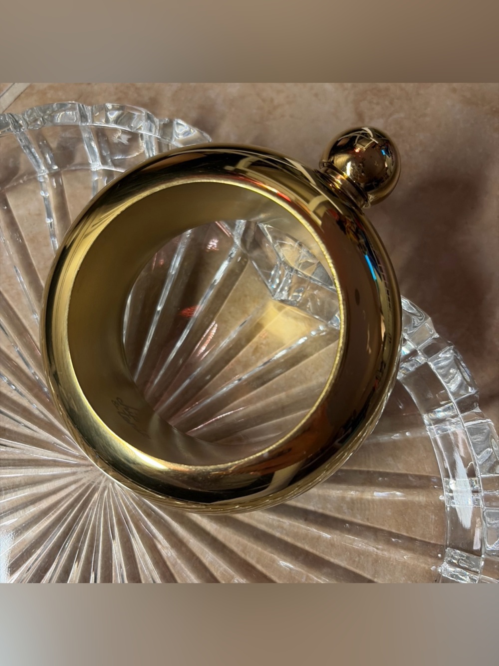 Gold Bangle flask - Chic and Tonic